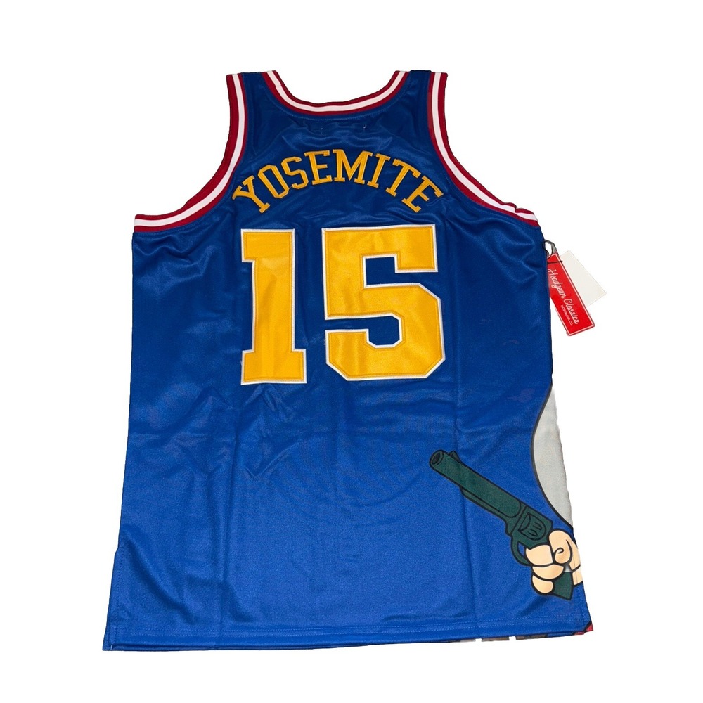 Headgear Classics Yosemite Sam Denver Nuggets‎ Jersey Authentic Jersey XL Blue - Picture 4 of 5
